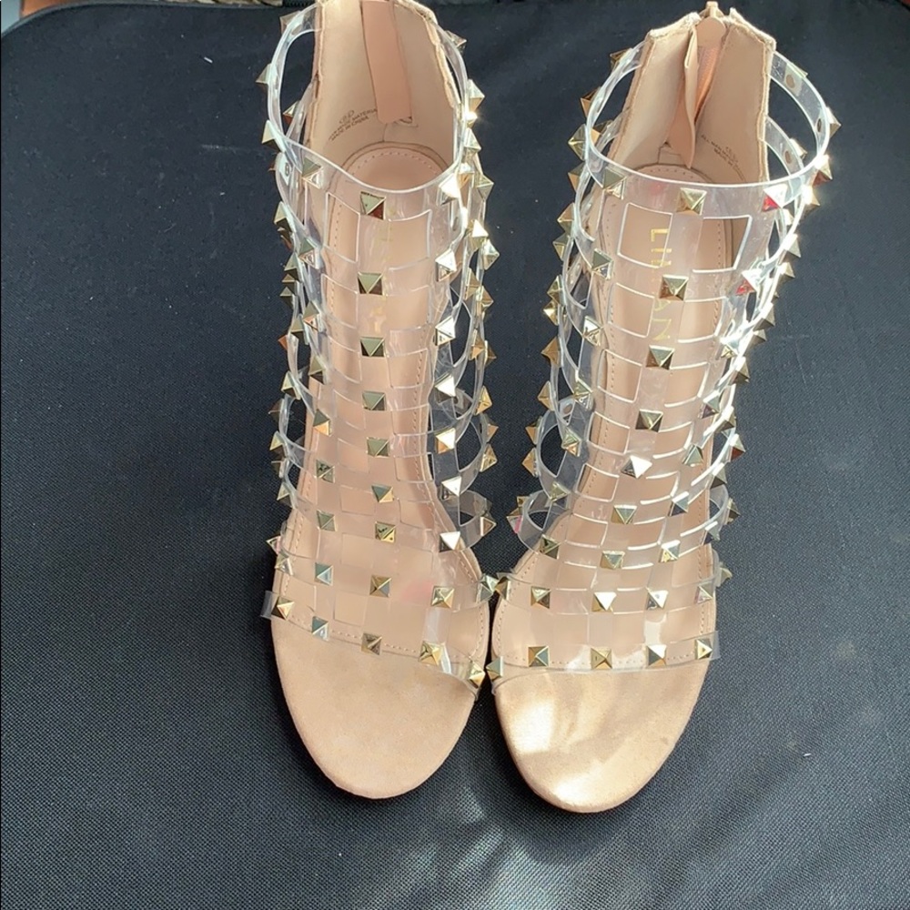 ⭐️ Studded Nude Heels ⭐️